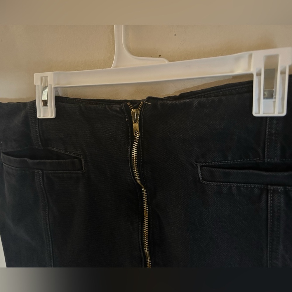 Mid Rise Jean Mini Skirt - Picture 6 of 8